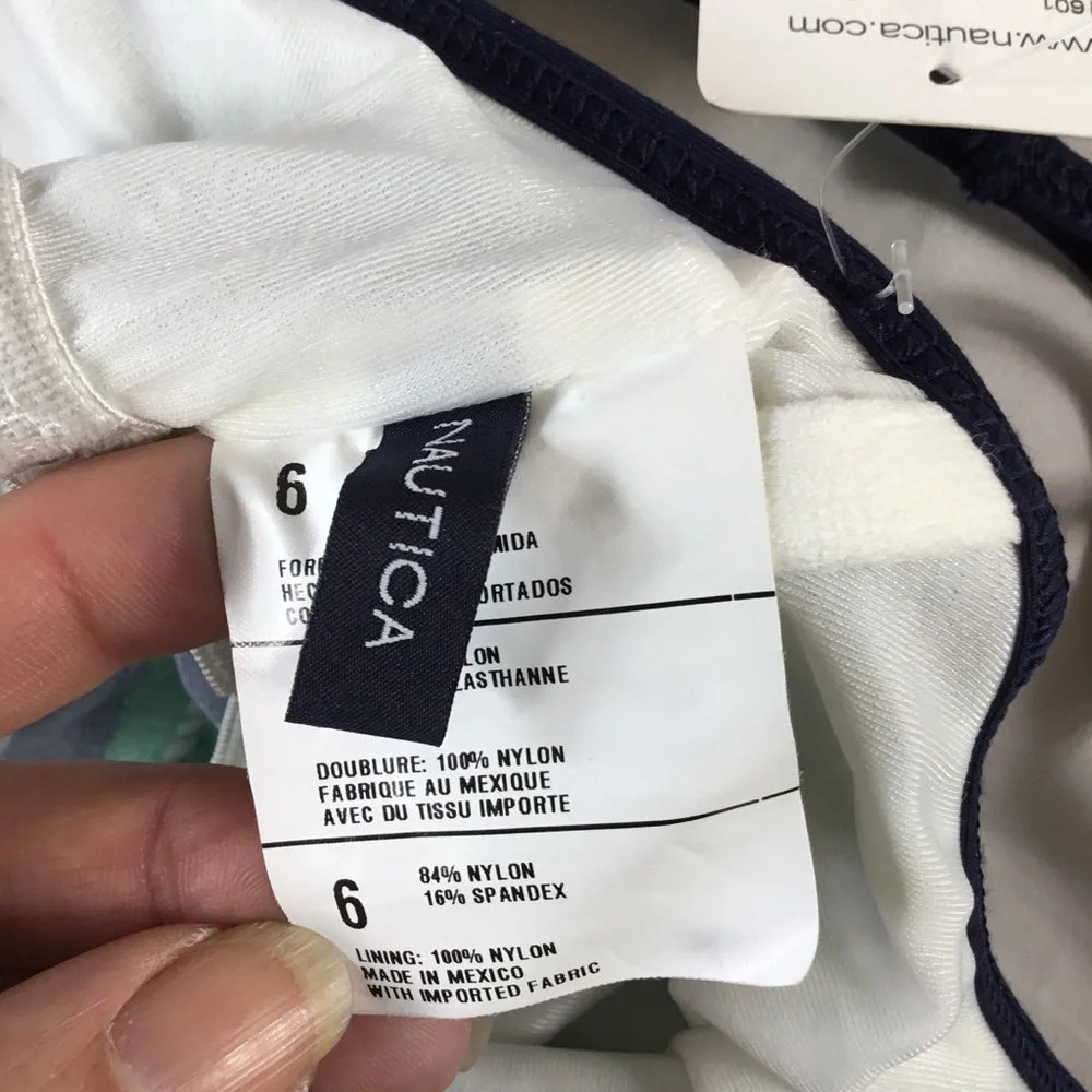 NWT Nautica Nautical Tankini Size 6‎